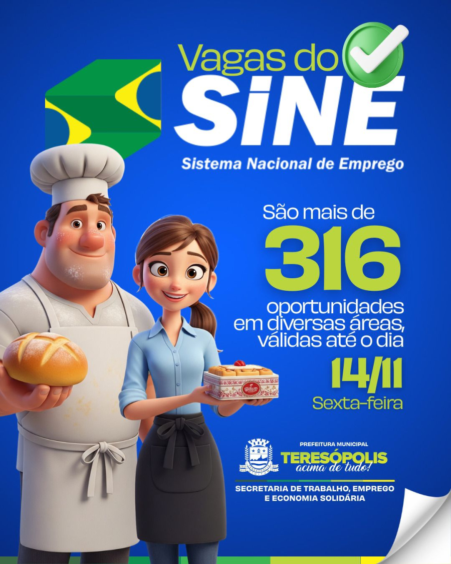 Teresópolis oferta mais de 300 vagas de emprego e reforça compromisso com desenvolvimento econômico